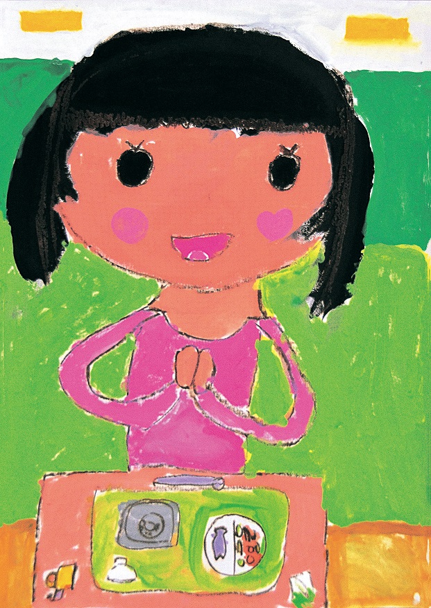 平成29年度 学校給食ポスター絵画入賞作品 優秀賞 生徒作品 鳥取市学校給食会